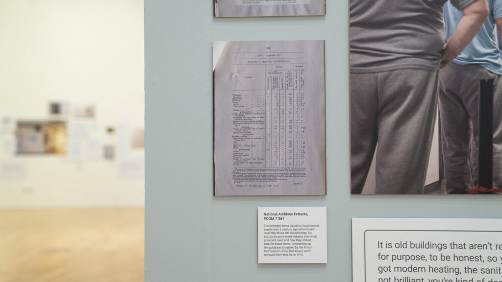 The everyday items issued to incarcerated people over a century ago echo closely resemble those still issued today. So too do the protracted debates over what prisoners need and how they should care for those items. Annotations to the guidance circulated by the Prison Commission show that knives were removed from this list in 1914. National Archives, PCOM 7 367: Sanitation, Cleaning of Prisoners’ Eating Utensils (1914)