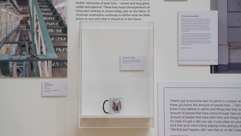 Commemorative mug distributed to staff at HMP/YOI Lincoln to mark its 150th anniversary, 2022.